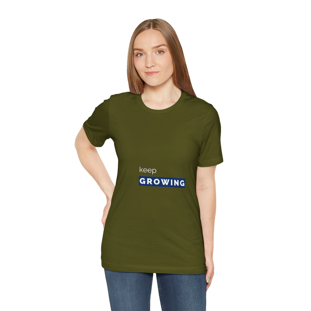 Keep Growing – Minimal Motivational T-Shirt