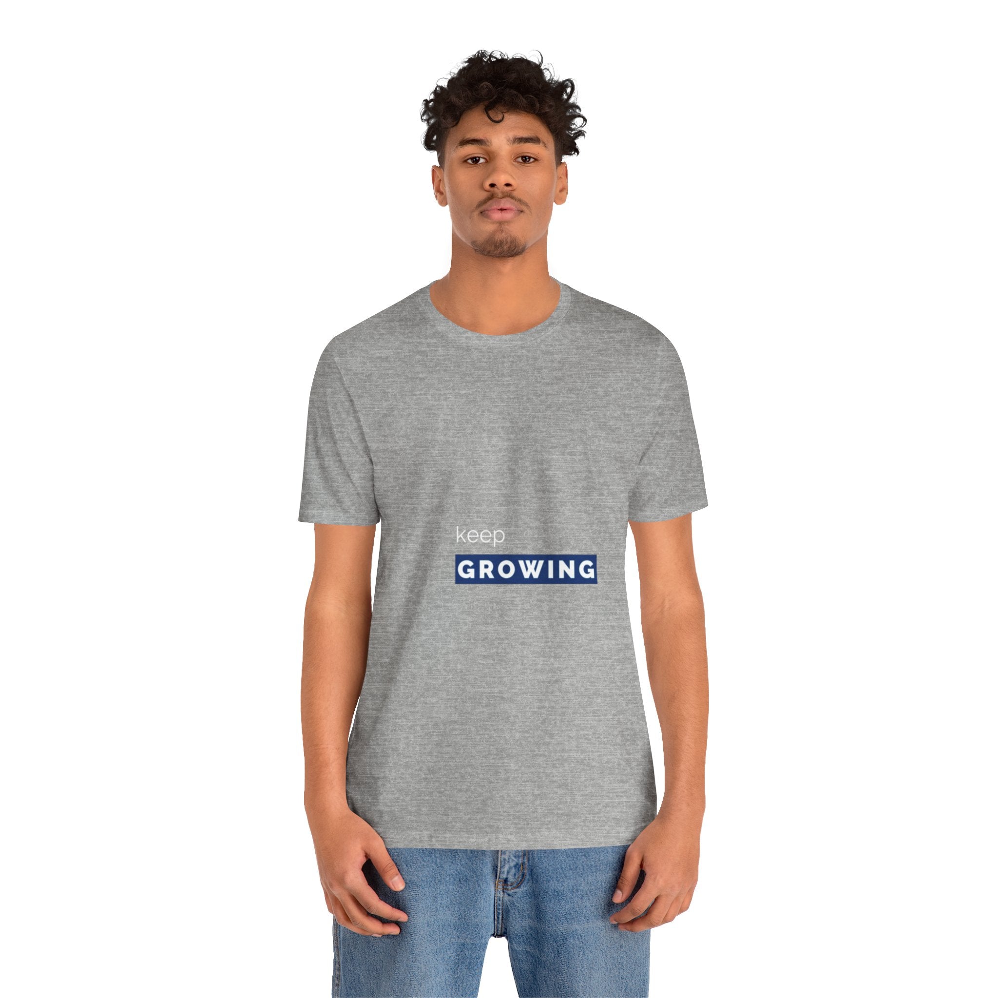 Keep Growing – Minimal Motivational T-Shirt