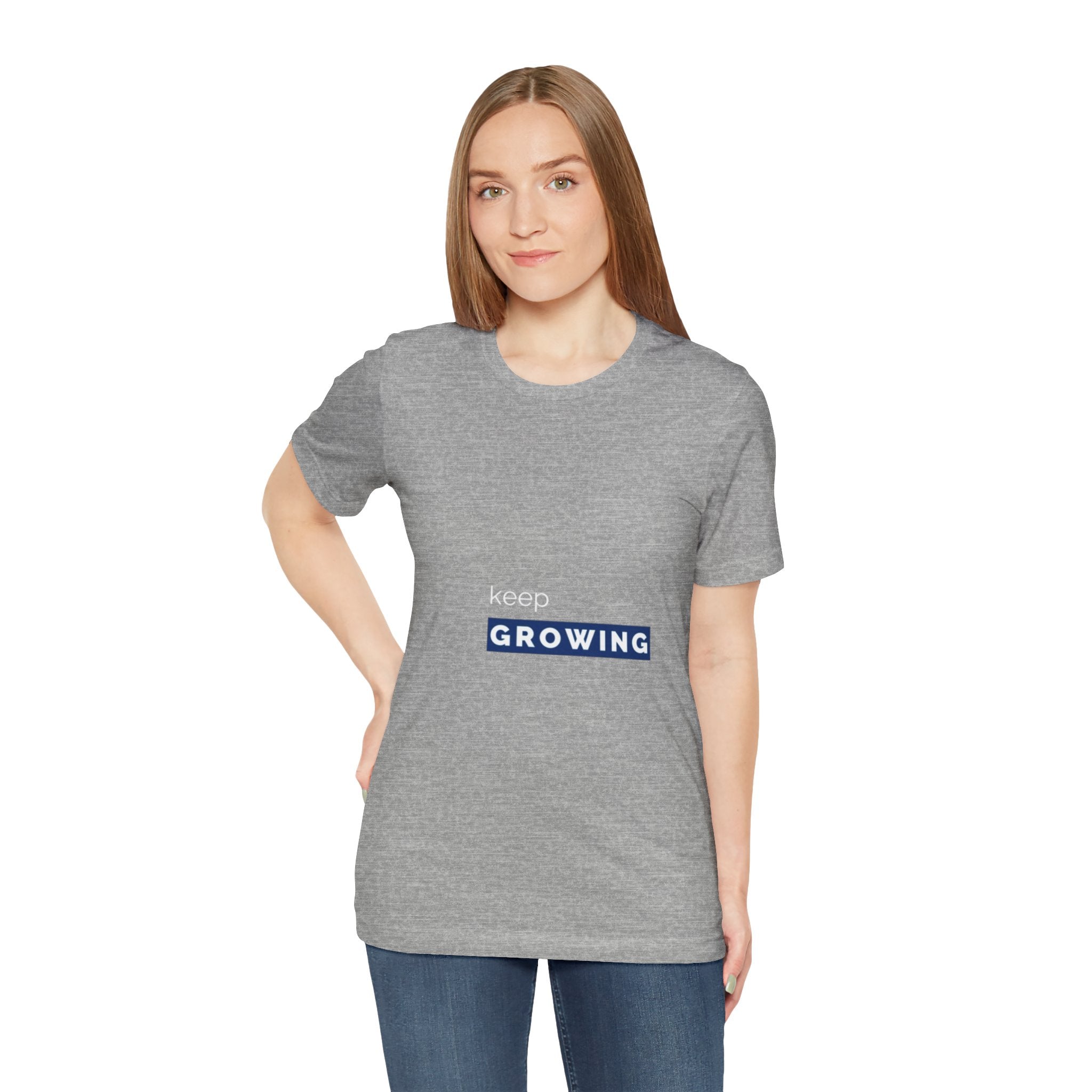 Keep Growing – Minimal Motivational T-Shirt