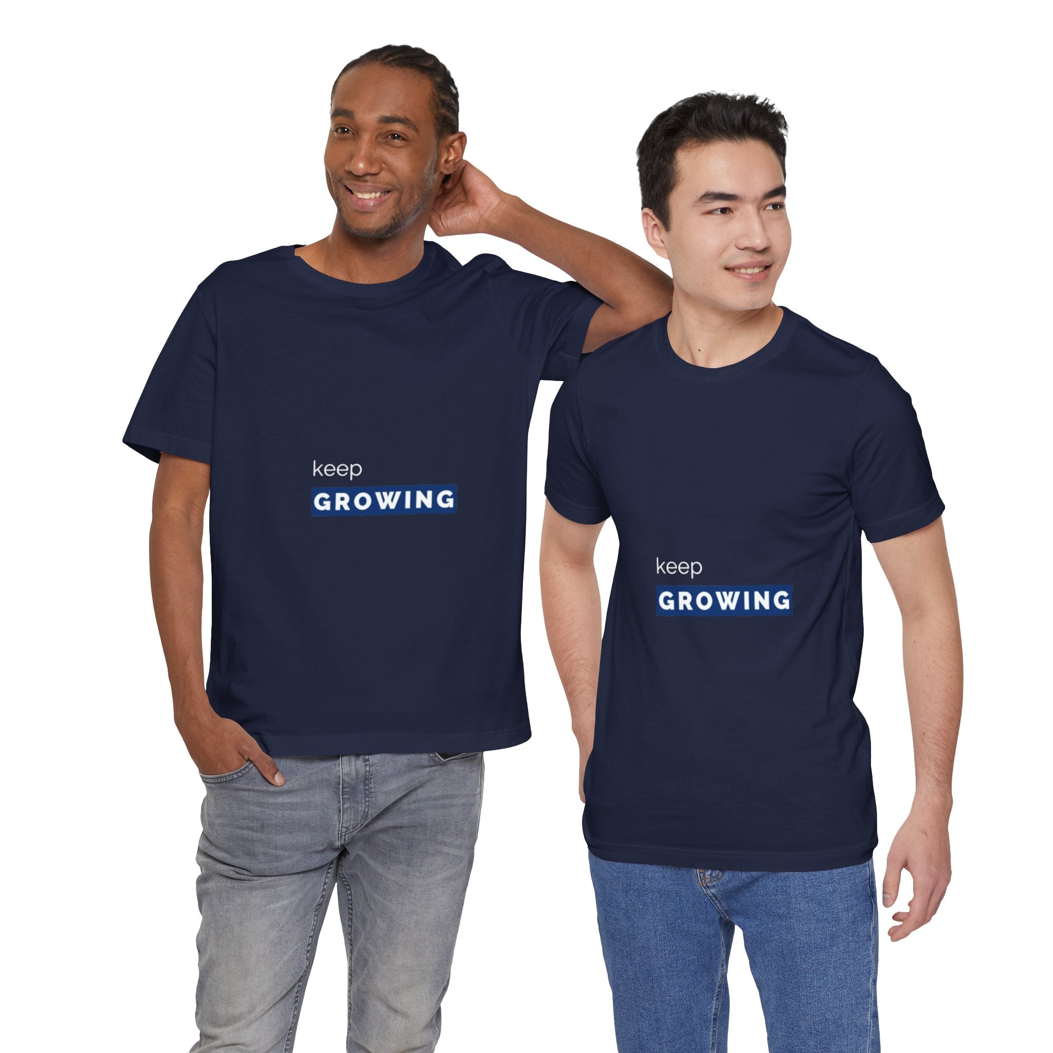 Keep Growing – Minimal Motivational T-Shirt