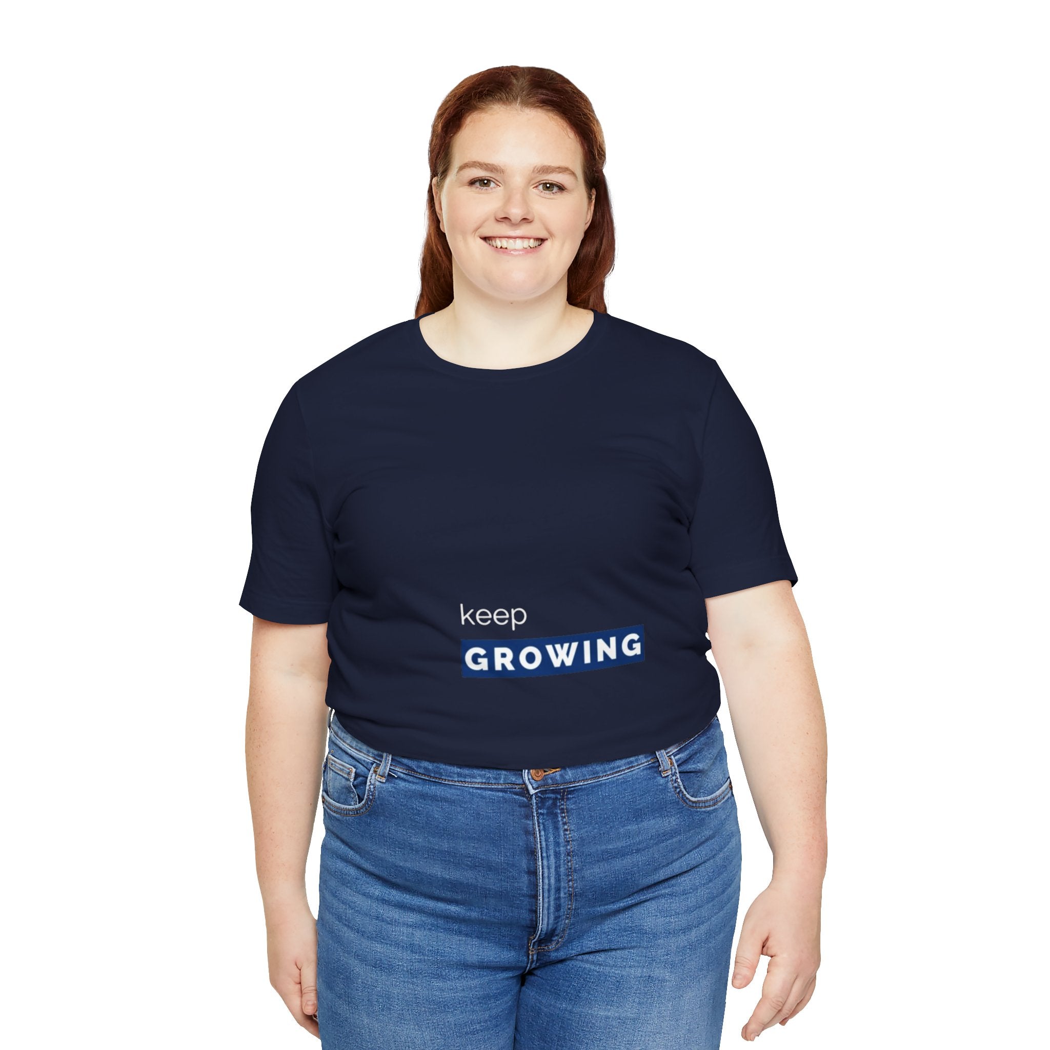 Keep Growing – Minimal Motivational T-Shirt
