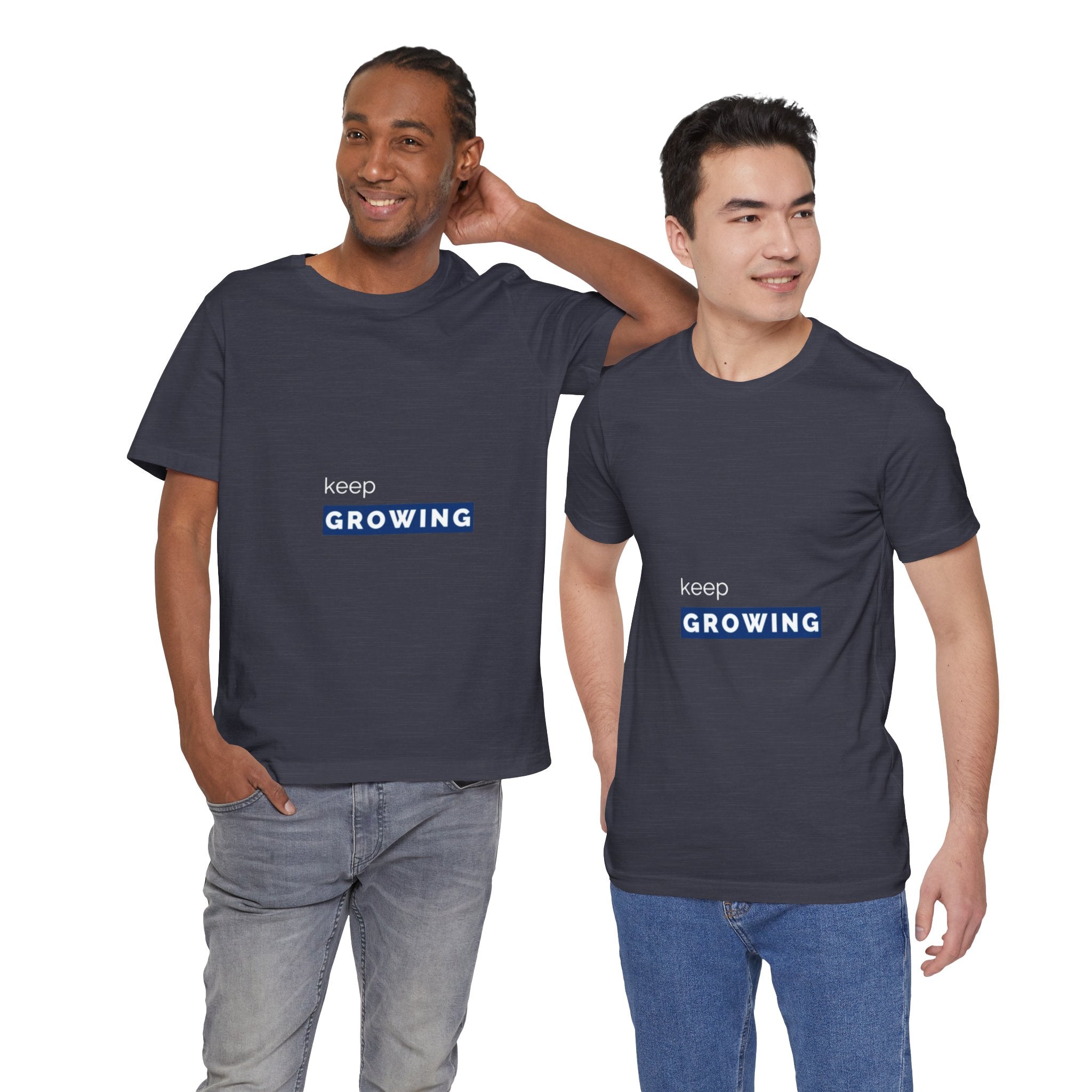 Keep Growing – Minimal Motivational T-Shirt