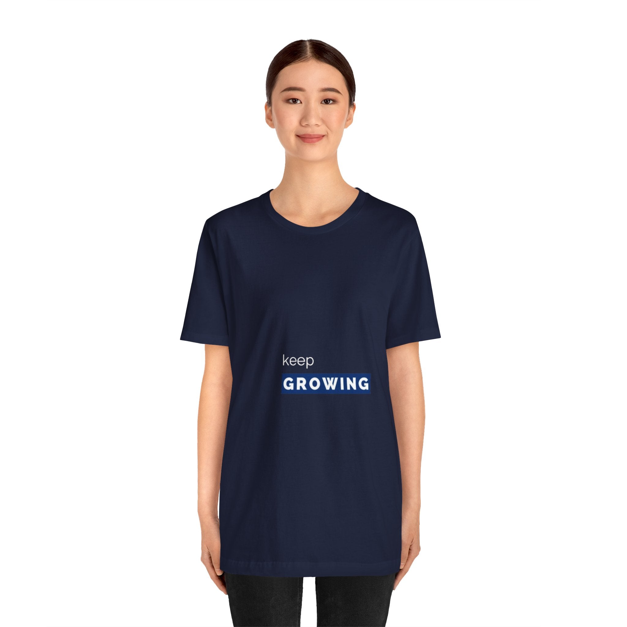 Keep Growing – Minimal Motivational T-Shirt