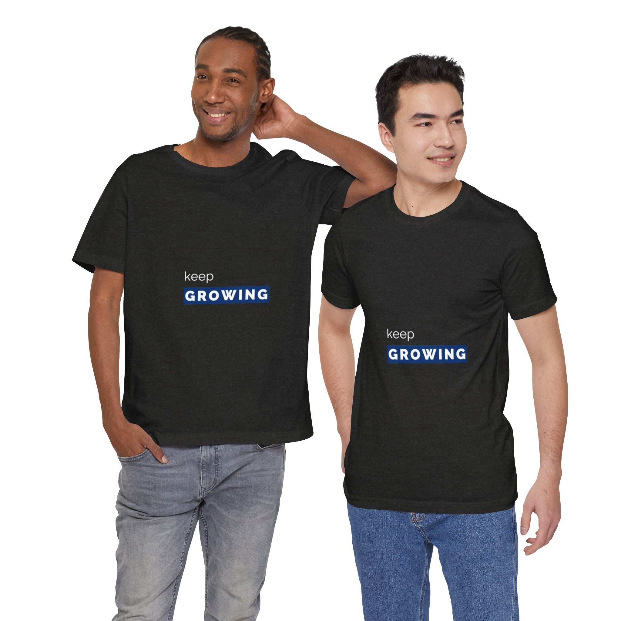 Keep Growing – Minimal Motivational T-Shirt