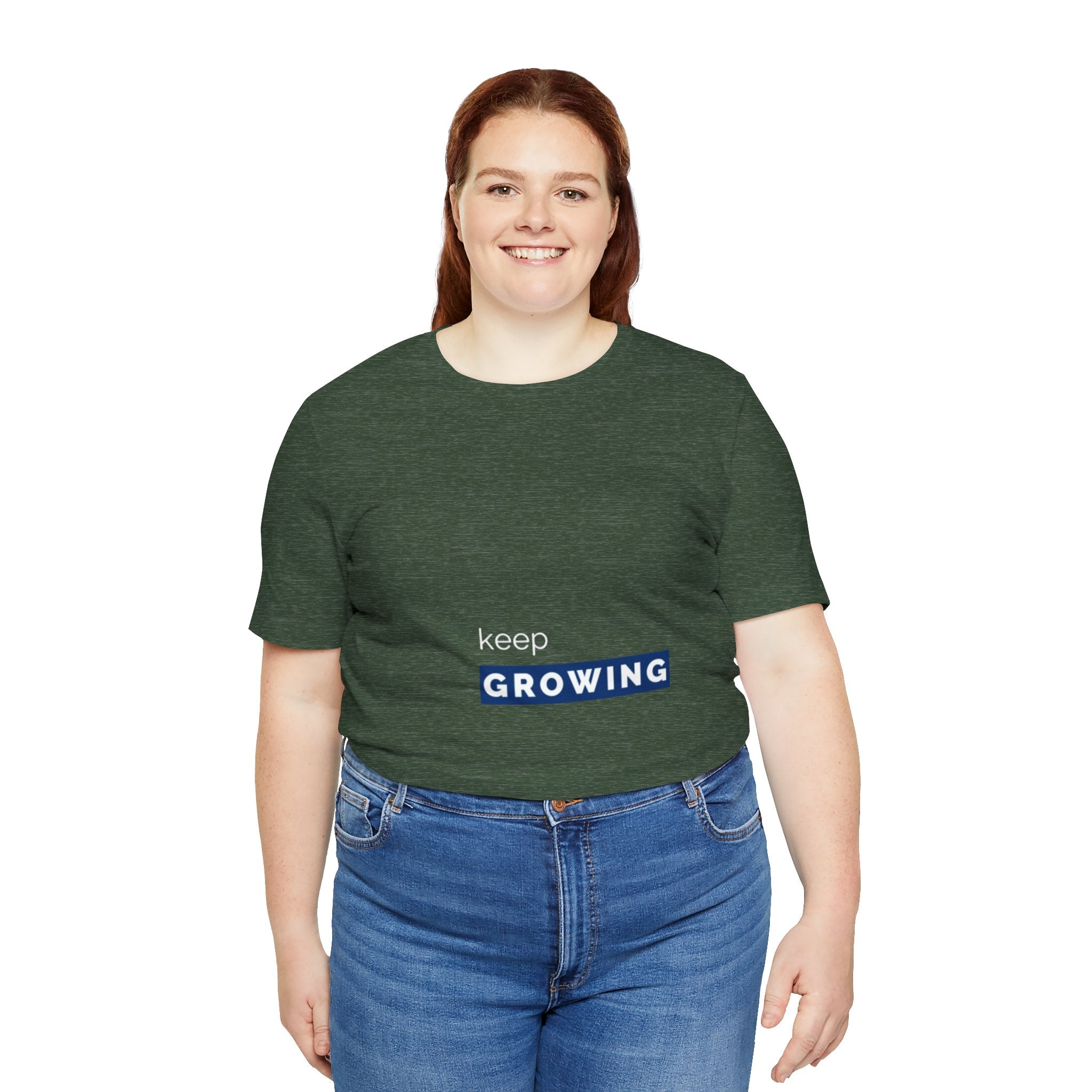 Keep Growing – Minimal Motivational T-Shirt