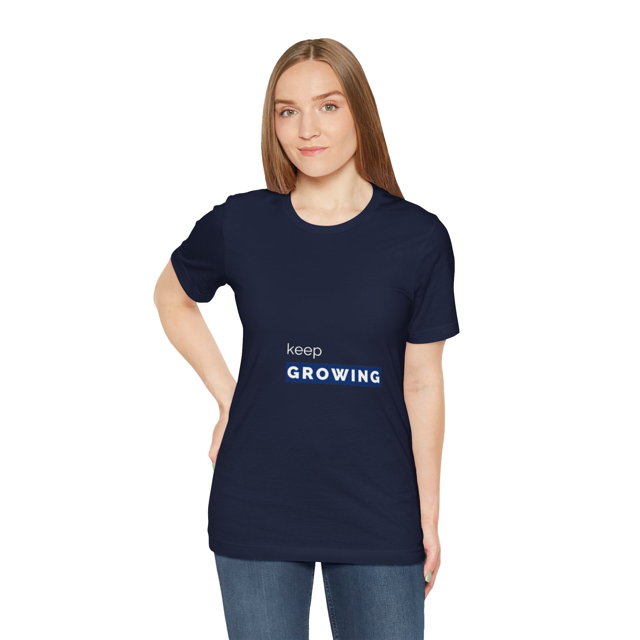 Keep Growing – Minimal Motivational T-Shirt