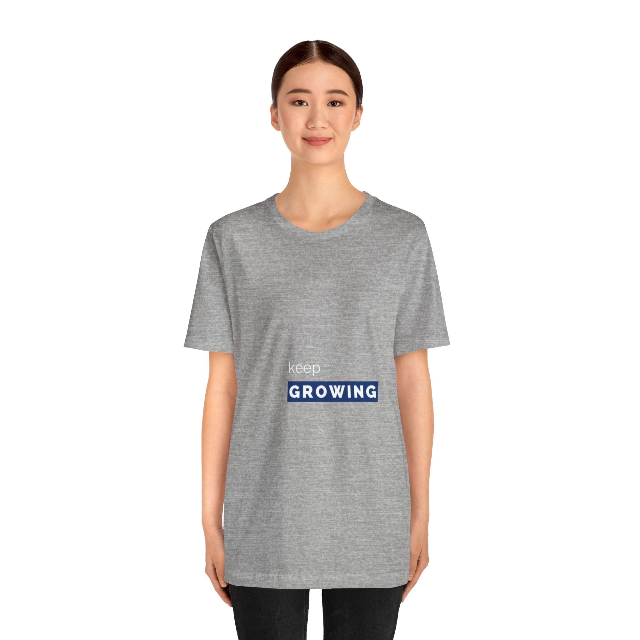 Keep Growing – Minimal Motivational T-Shirt