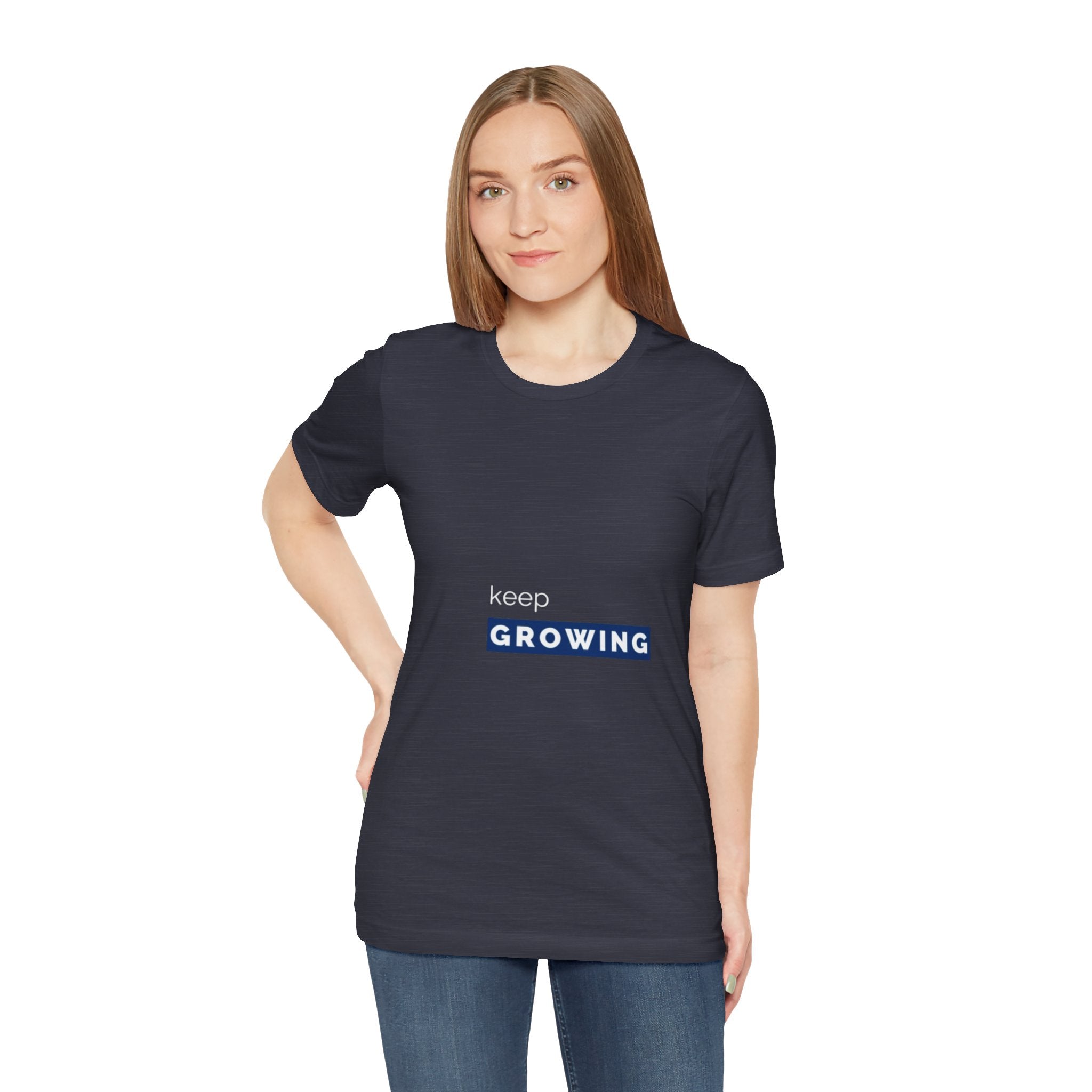 Keep Growing – Minimal Motivational T-Shirt