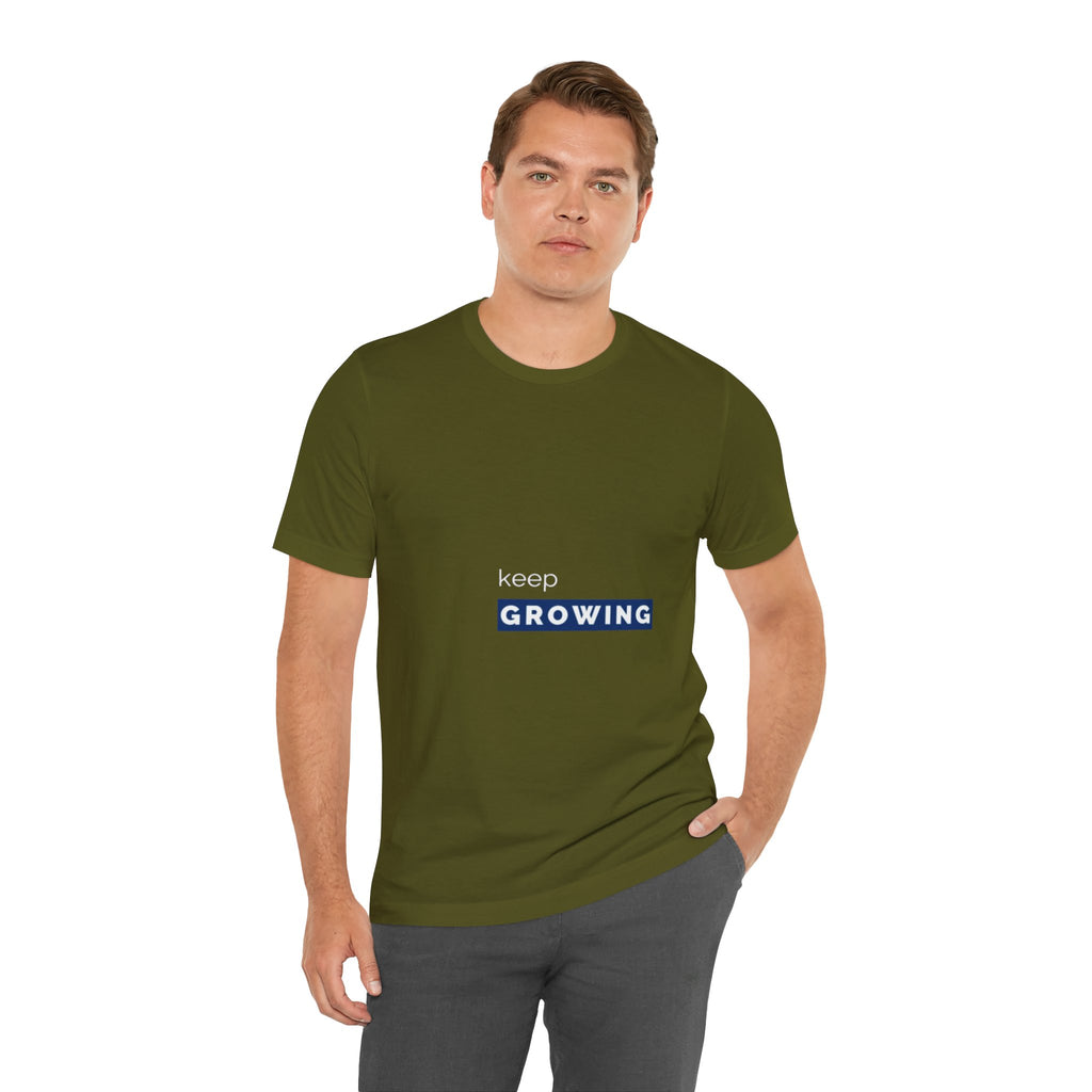 Keep Growing – Minimal Motivational T-Shirt