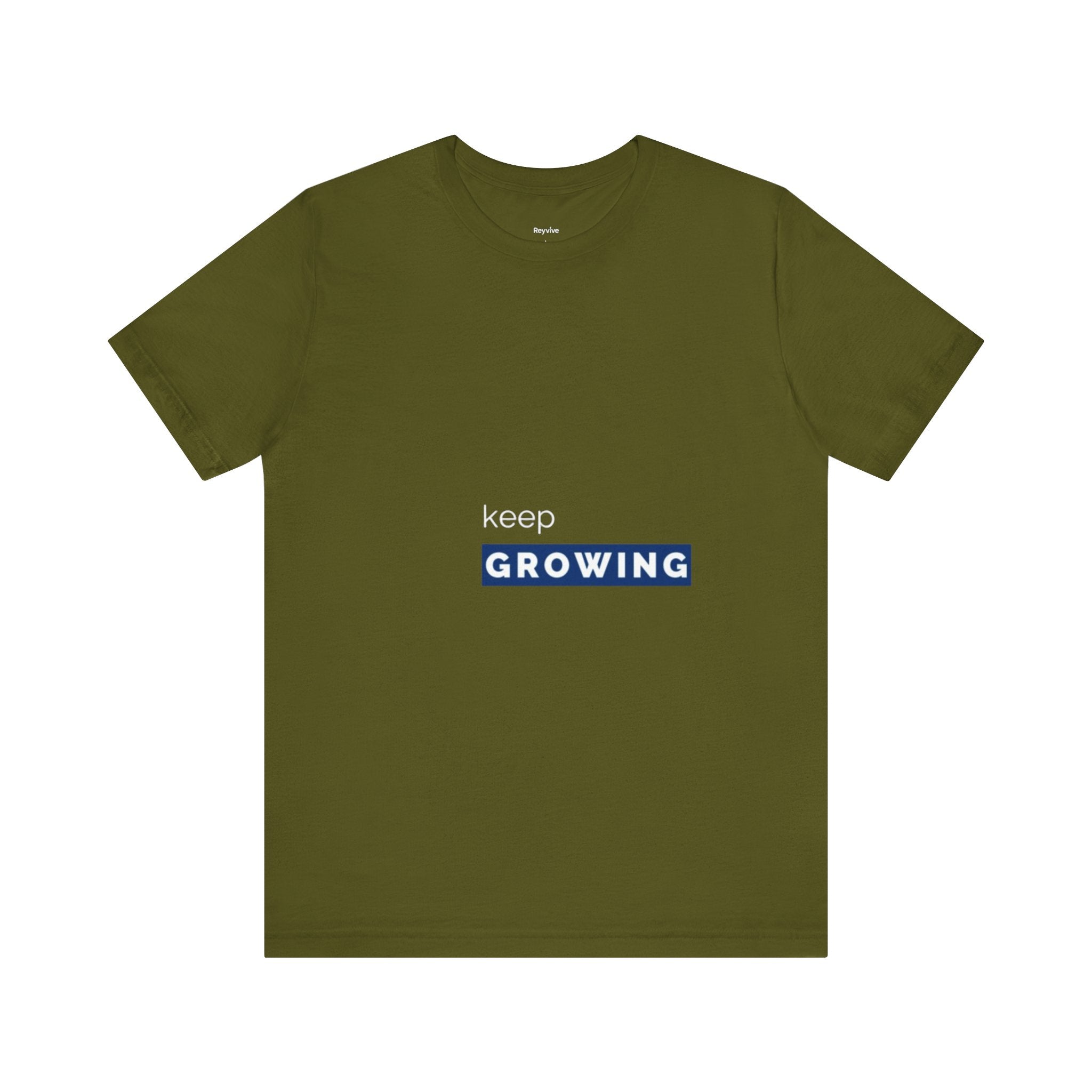Keep Growing – Minimal Motivational T-Shirt