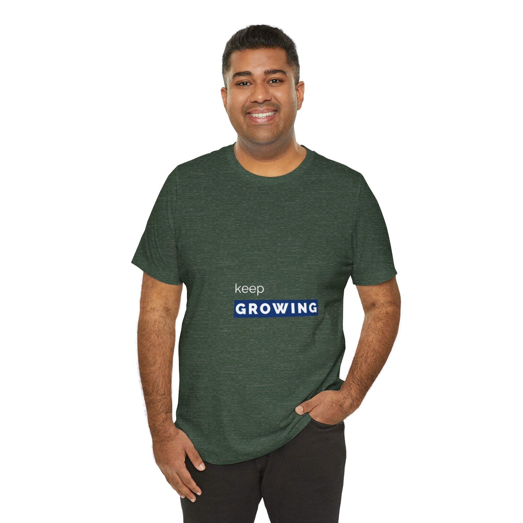 Keep Growing – Minimal Motivational T-Shirt