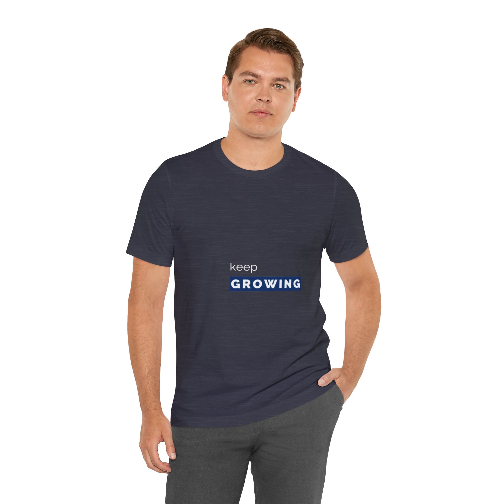 Keep Growing – Minimal Motivational T-Shirt