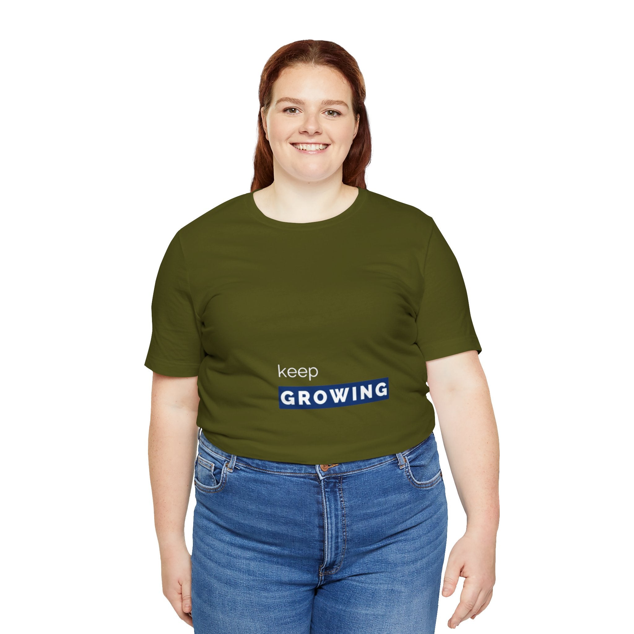 Keep Growing – Minimal Motivational T-Shirt