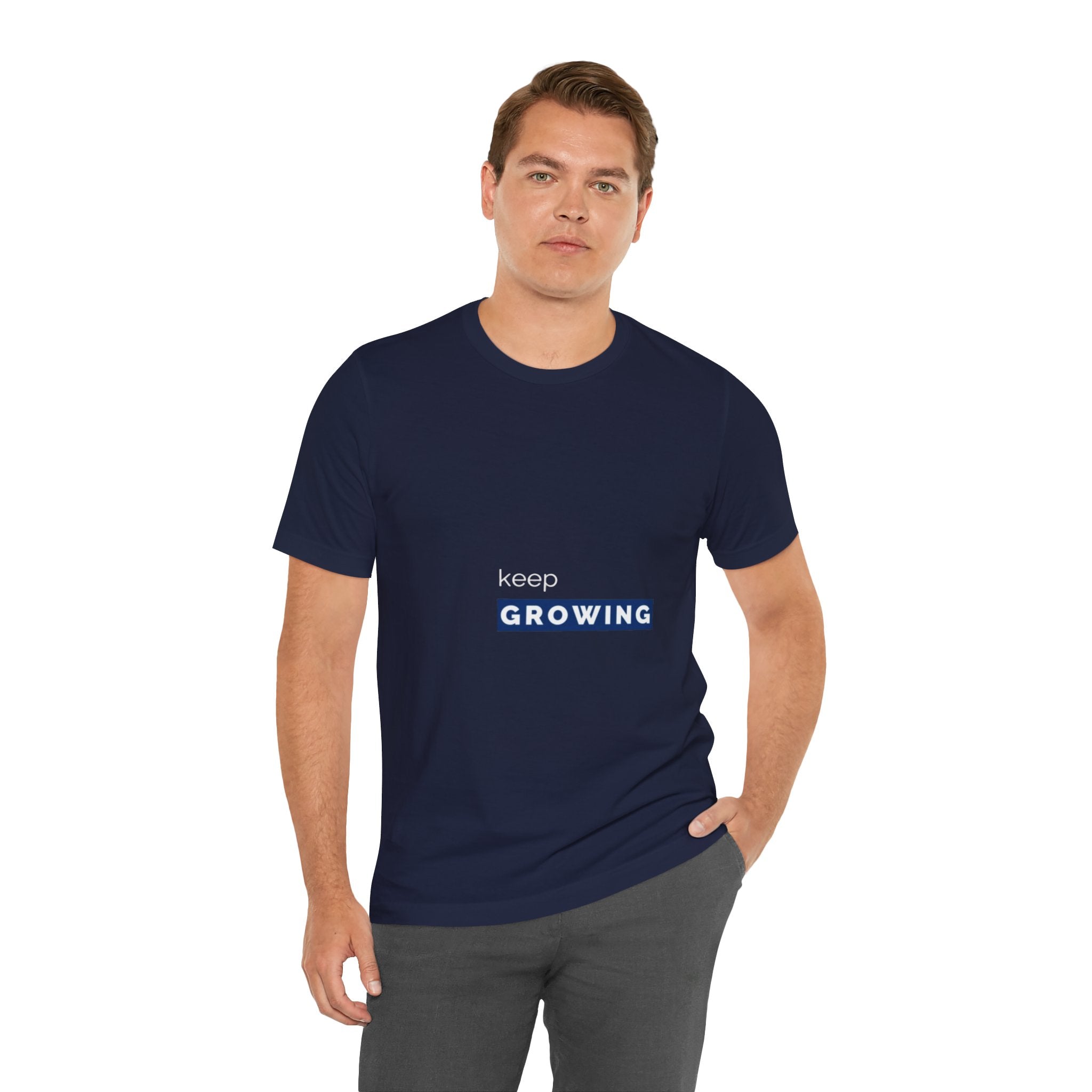 Keep Growing – Minimal Motivational T-Shirt
